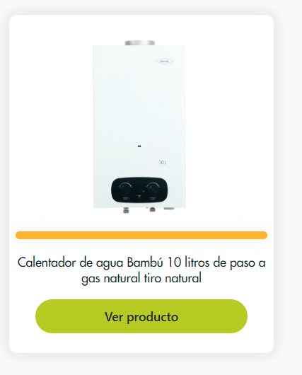 Calentador 10 Litros Haceb